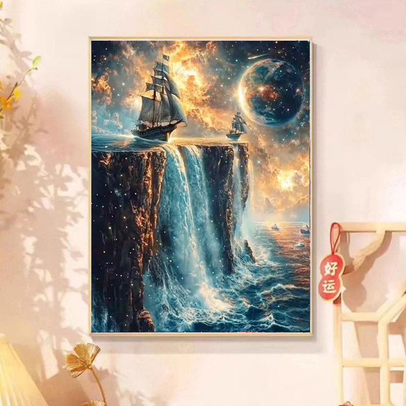 5D DIY Fairy Dust Diamond Pain - огляд і ціна Resin Art Wall