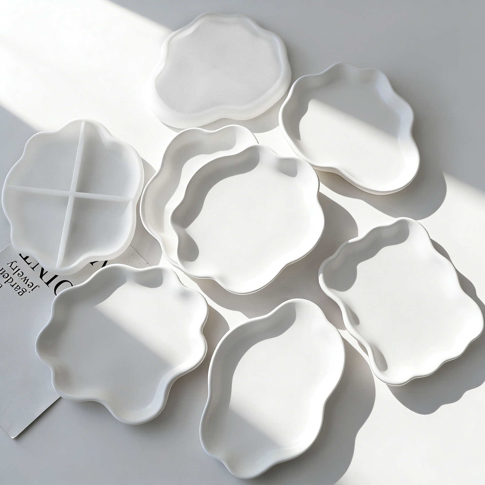 DIY Geometric Wave Plaster Coa - огляд і ціна Resin Art Tray
