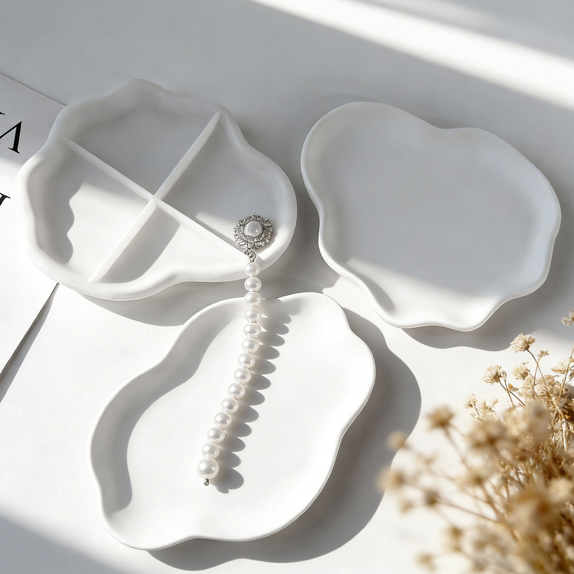 DIY Geometric Wave Plaster Coa - огляд і ціна Resin Art Tray