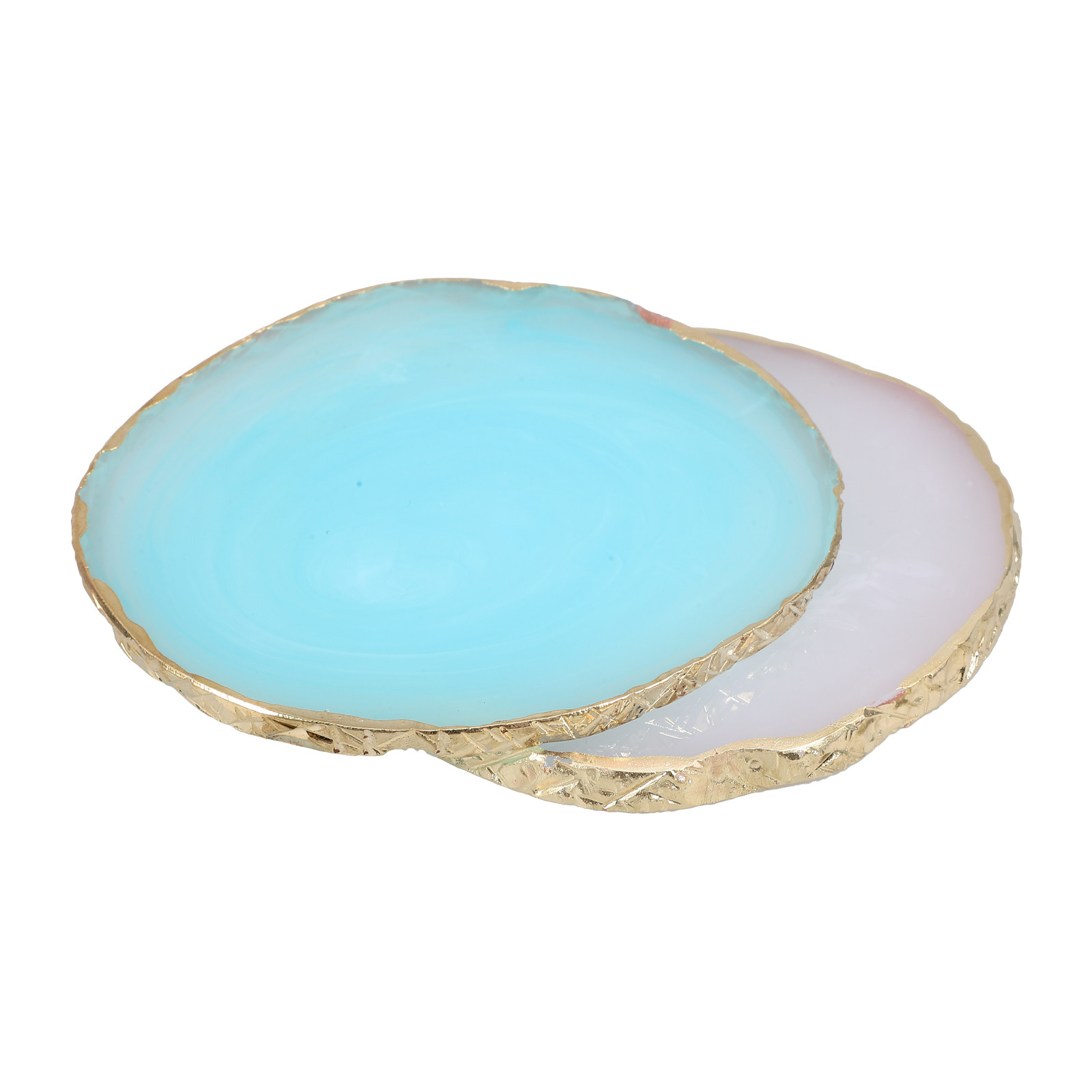 2Pcs Resin Nail Art Palette Na - огляд і ціна Resin Art Tray