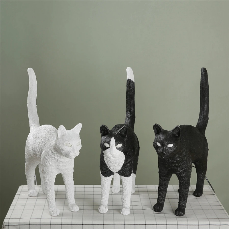 Nordic cat Table Lamp Resin an - огляд і ціна Resin Art On Floor