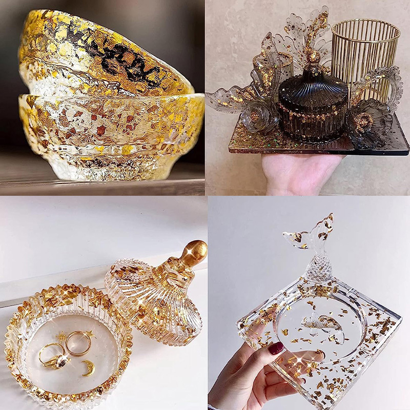 200Pcs Golden Leaf Foil Leaf S - огляд і ціна Gold Leaf Foil