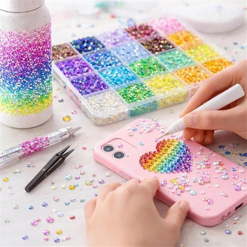 3mm Color Diy Resin Rhinestone - огляд і ціна Resin Art For Photo Frame