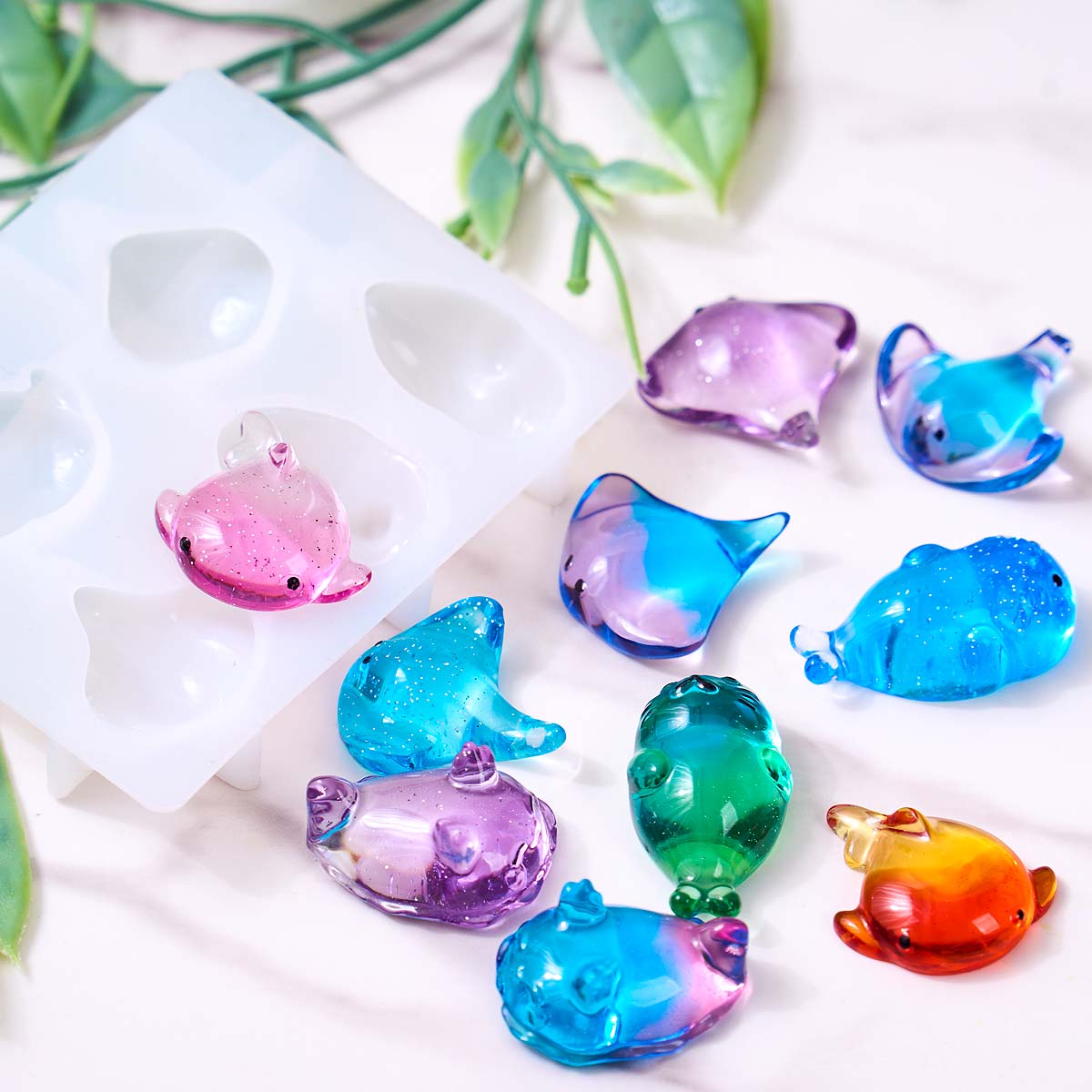 3D Healing Kawaii Manta Ray Wh - огляд і ціна Resin Art Epoxy