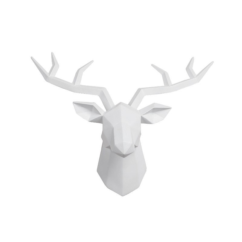 1PC Deer Head Sculpture Animal - огляд і ціна Resin Art Sculptures