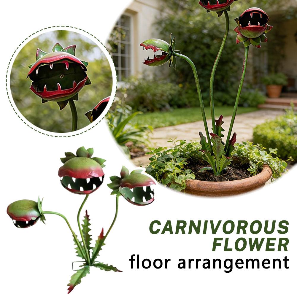Carnivorous Flower Garden Stak - огляд і ціна Resin Art Sculptures