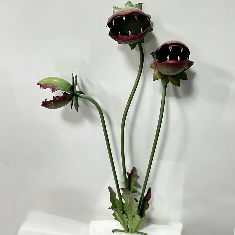 Carnivorous Flower Garden Stak - огляд і ціна Resin Art Sculptures