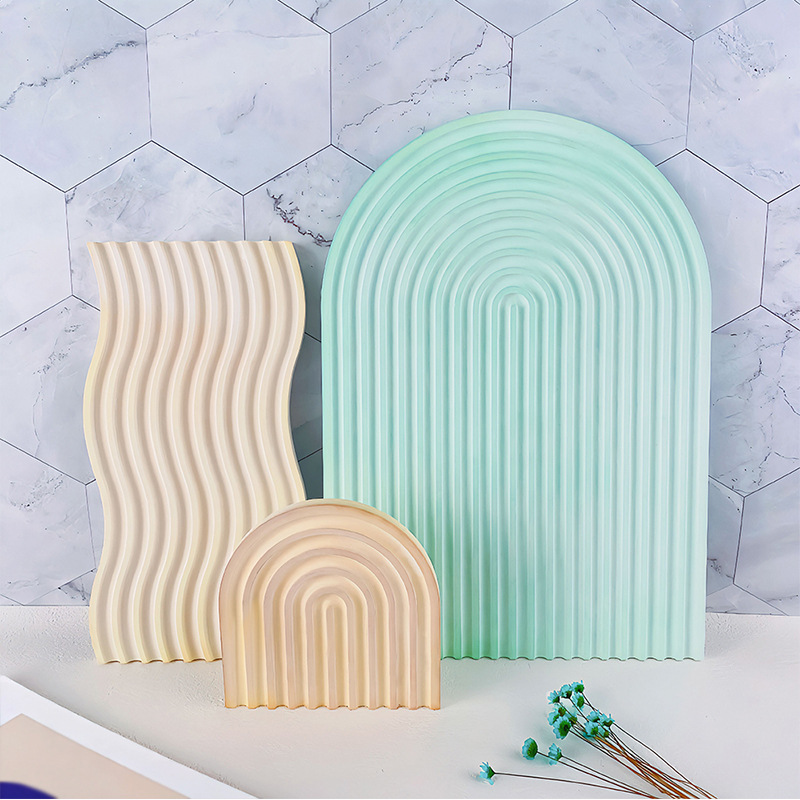 DIY Striped Wave Tray Mold For - огляд і ціна Resin Art Tray