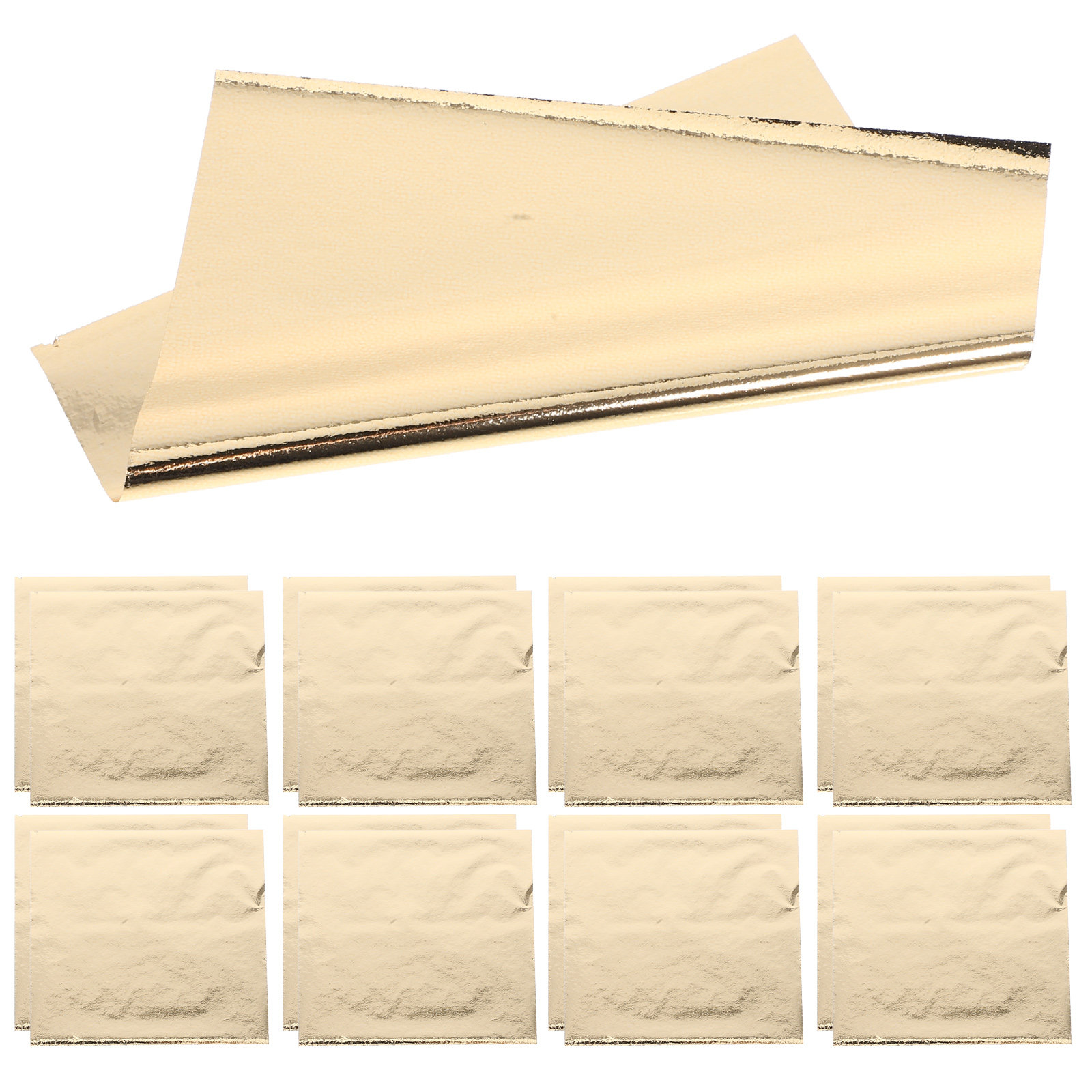 100Pcs Gold Foil Sheets Imitat - огляд і ціна Gold Leaf Foil