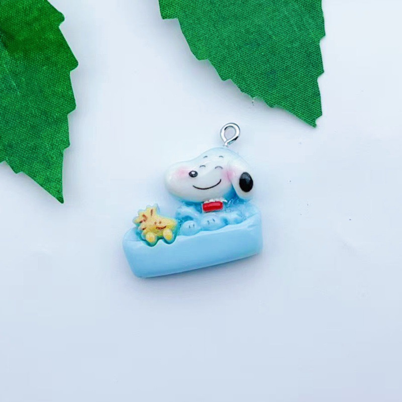 12pcs resin cartoon dog pendan - огляд і ціна Resin Art Earrings