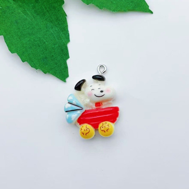 12pcs resin cartoon dog pendan - огляд і ціна Resin Art Earrings