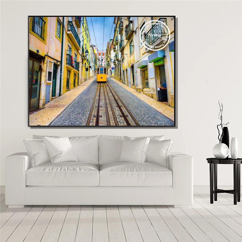 Lisbon Landscape Full Diamond  - огляд і ціна Resin Art Wall