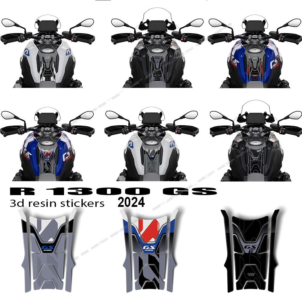 For BMW R 1300 GS Triple Black - огляд і ціна Resin Art Sticker