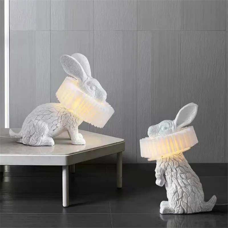 Modern Adorable Rabbit Table L - огляд і ціна Resin Art On Floor