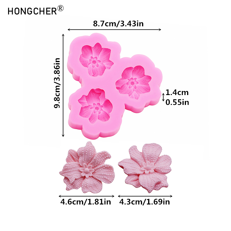 Polka Dot Floral Rose Silicone - огляд і ціна Resin Art Guide