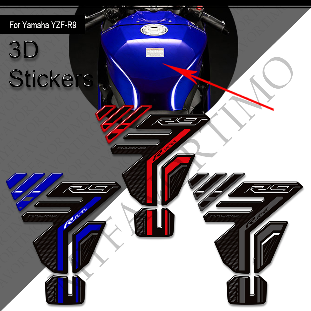 YZFR9 2025 Motorcycle Fuel Tan - огляд і ціна Resin Art Sticker