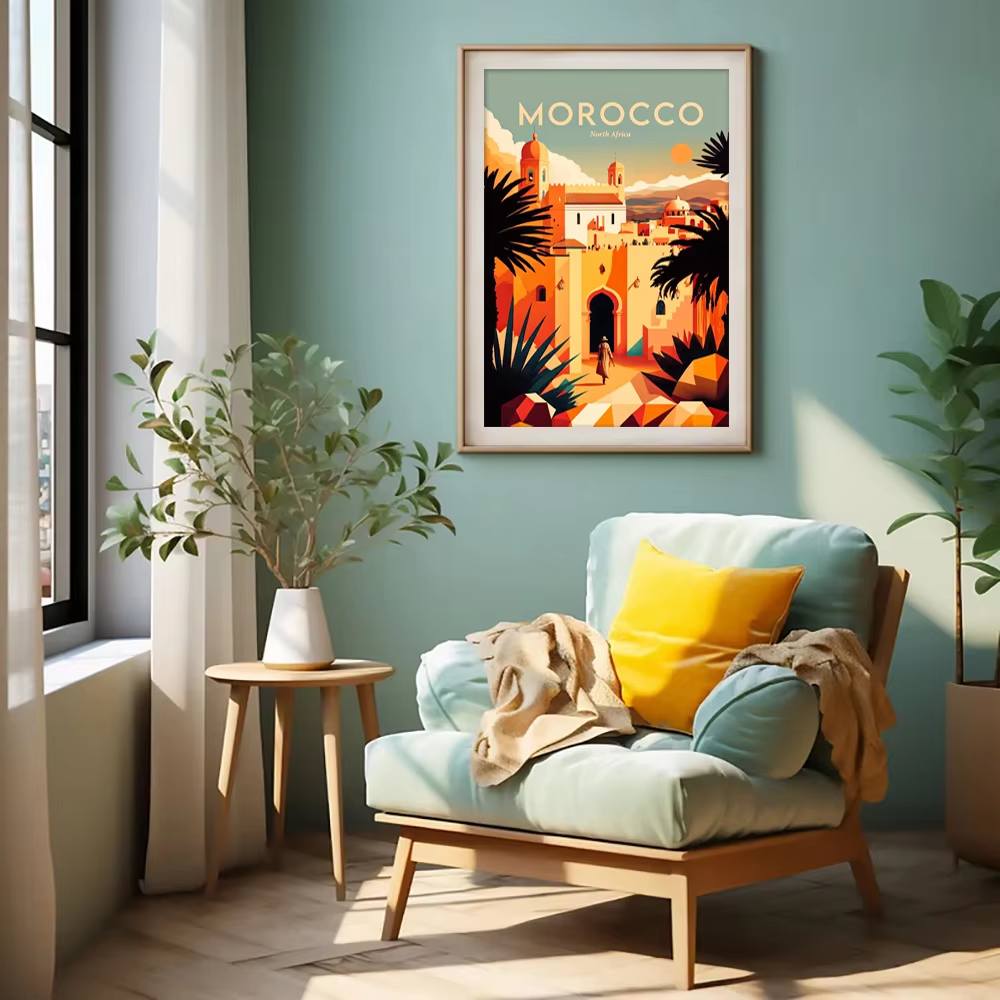 Colorful Vintage Bird Poster B - огляд і ціна Resin Art Wall