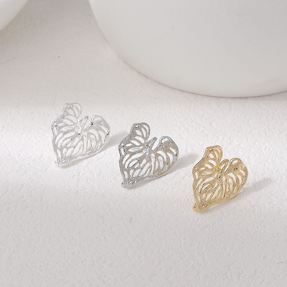4PCS Dainty Hollowed Leaf Char - огляд і ціна Gold Leaf Foil