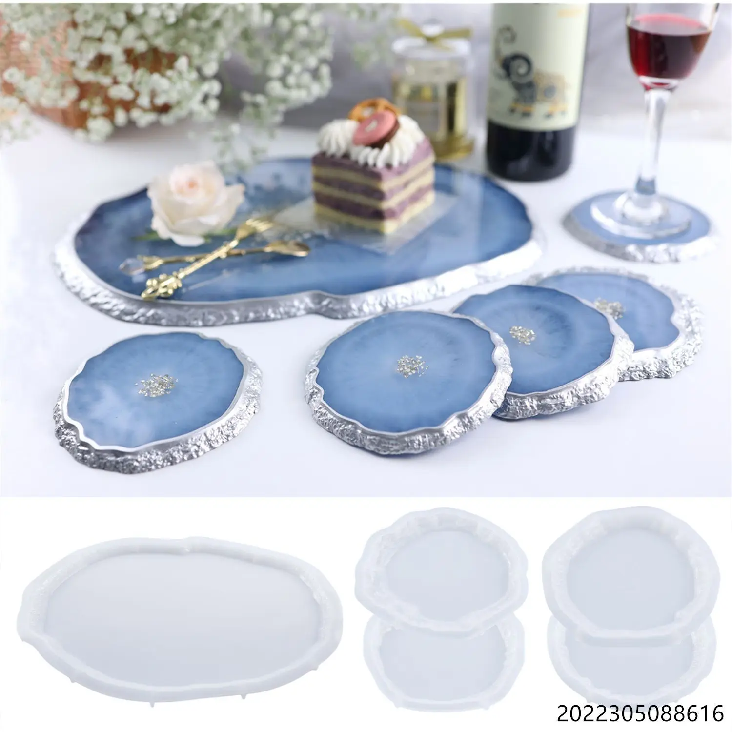 DIY Crystal Epoxy Resin Mold I - огляд і ціна Resin Art Tray