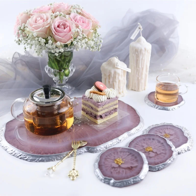 DIY Crystal Epoxy Resin Mold I - огляд і ціна Resin Art Tray